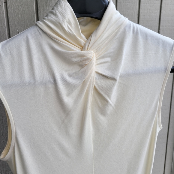 Twist Mockneck Sleeveless Blouse EUC | Women's S Worthington Stretch Y2K… - Picture 2 of 11
